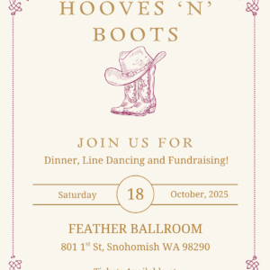 Hooves ‘N Boots 2025 Ticket